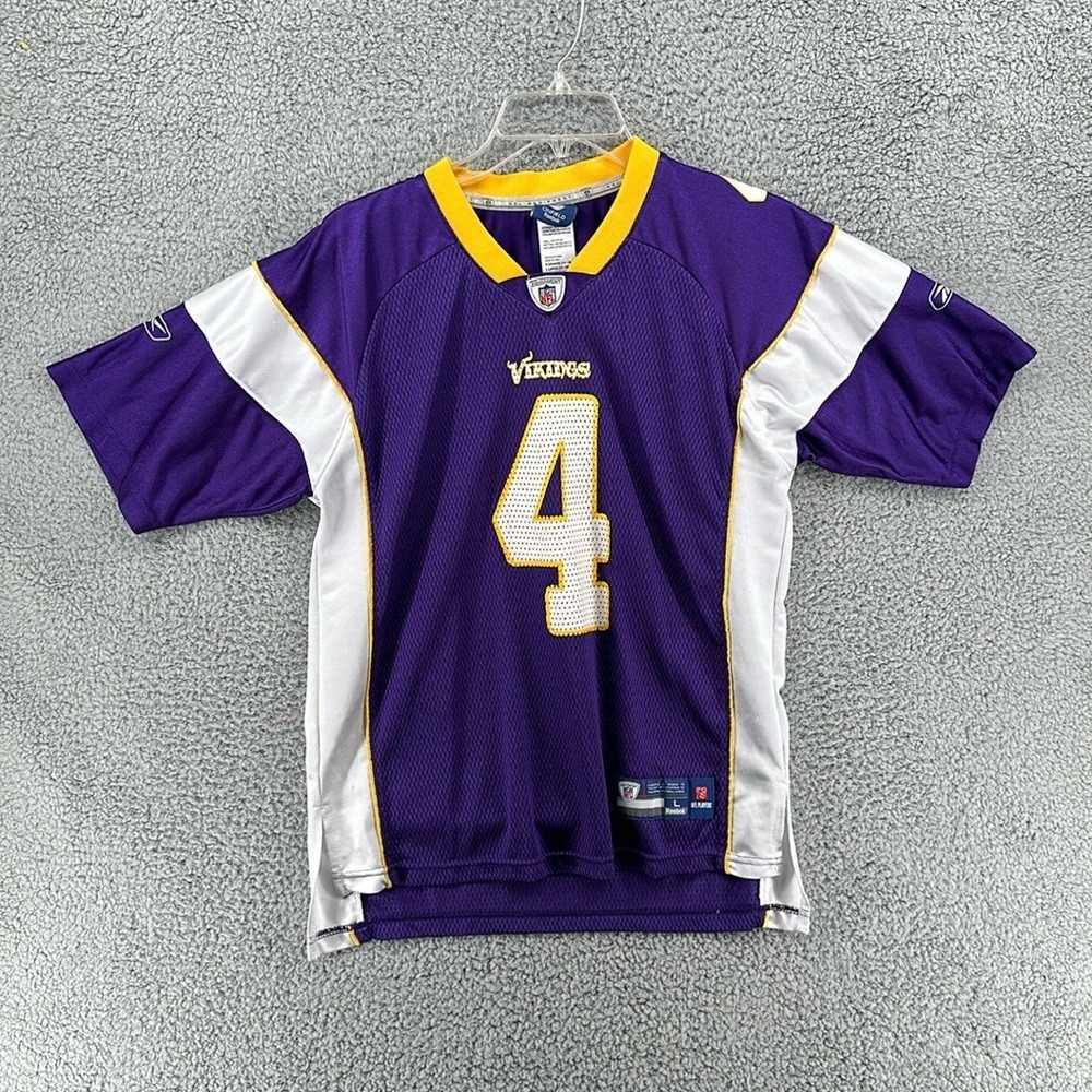 Vintage Reebok NFL On the Field Minnesota Vikings #4 Favre Jersey Women's Sz L
